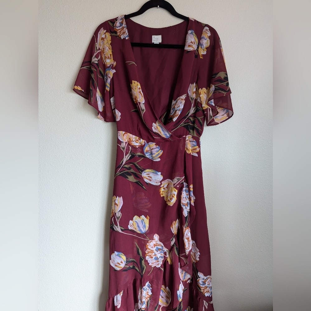 A New Day Faux Wrap Dress Size XS